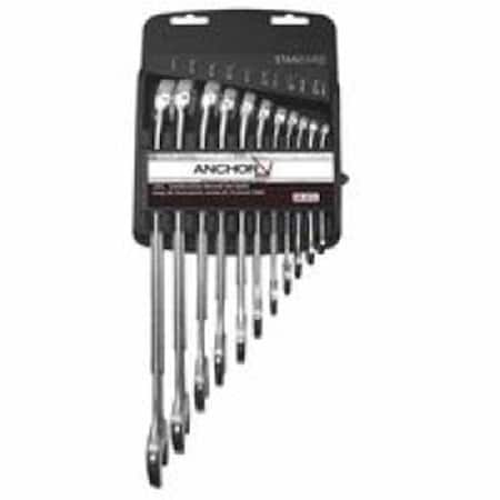 Anchor Brand Anchor Brand 103-04-812 11 Piece Combination Wrench Set; Sae 103-04-812